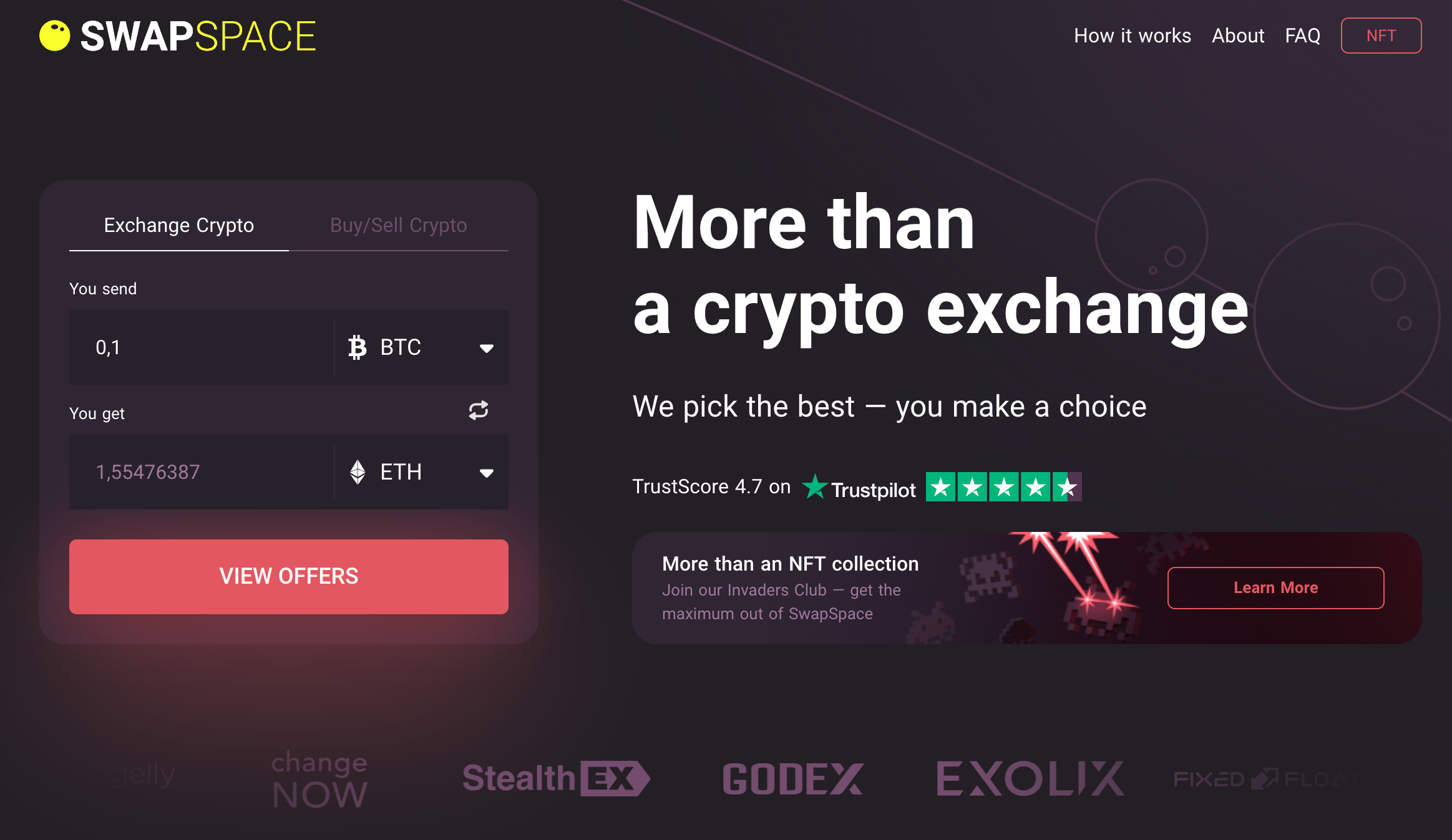 ChangeNOW Crypto Swap API