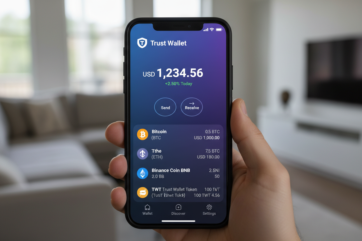 Trust Wallet interface
